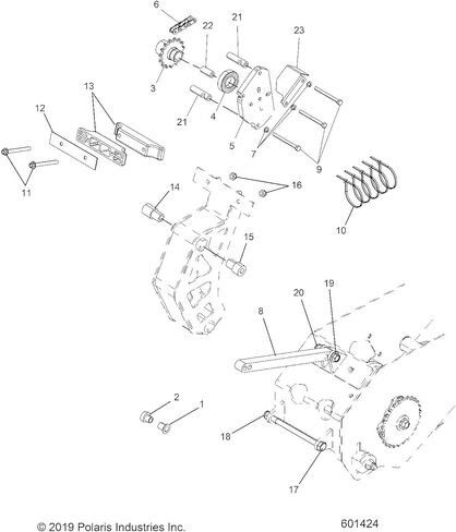 بولاريس 1333882-329 WELD-DRIVE SPROCKET HONDA ECOA الجزء in Saudi Arabia