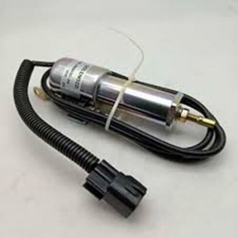 Fuel Shutdown Solenoid, Compatible with Hyundai Excavator, 11N666603024, 24V, Replacement Part in Saudi Arabia