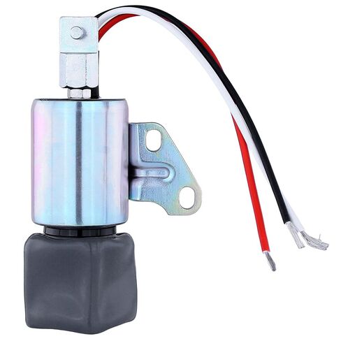 Fuel Shut-Off Solenoid, Compatible with Kubota D722 Engines, Sa489912 Sa489912, 12V, Replacement Part in Saudi Arabia