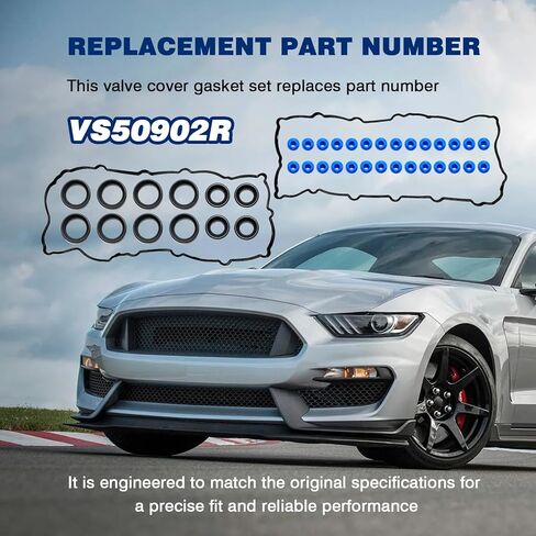 غطاء الصمام طوقا مجموعة لفورد F150 موستانج 2015 2016 2017 2018 2019 2020 5.0L 5.2L V8 المحرك ، استبدال VS50902R in Kuwait