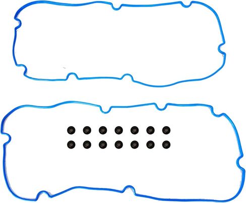 Engine Valve Cover Gasket Set Compatible with 2002-2006 for Chevrolet Avalanche 2500 8.1L;2001-2002 for Chevrolet Express 3500 8.1L;2001-2006 for Chevrolet Silverado 2500 HD 8.1L, OE# VS50554R in Saudi Arabia