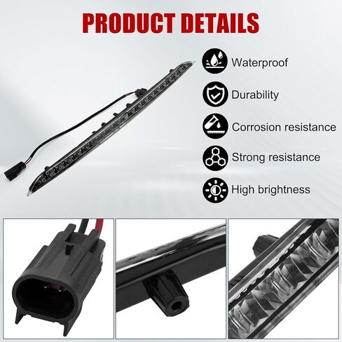 مجموعة مصابيح Led للفرامل الثالثة PSLER 923-133 لحافة 2015-2024، استبدل FT4Z13A613A، مصباح ضوء إيقاف التثبيت العالي في المنتصف in Saudi Arabia