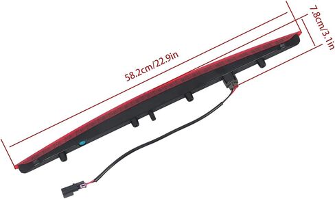 Silscvtt 3rd Third Brake Light Lamp High Mount Stop Tail Light Rear Center Rear Center Replacement for MKX 2016-2018 in Saudi Arabia