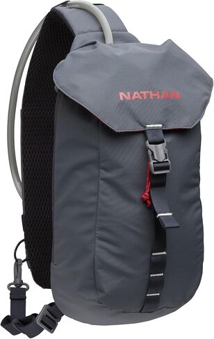 حمالة ترطيب Nathan Limitless سعة 6 لتر، وجيبين جانبيين وجيب صغير بسحاب للتخزين الأساسي، ومسامي وممتص للرطوبة in Saudi Arabia