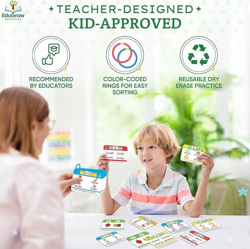 Phonogram Flash Cards - Phonics Flash Cards - Learn to Read - CVC Reading Flashcards for Kids Ages 5-8 - Phonics Games - Homeschool Preschool Kindergarten First Second Grade Learning Activities in Saudi Arabia