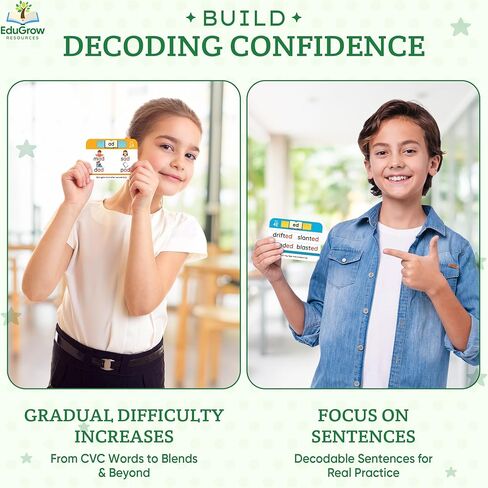 Phonogram Flash Cards - Phonics Flash Cards - Learn to Read - CVC Reading Flashcards for Kids Ages 5-8 - Phonics Games - Homeschool Preschool Kindergarten First Second Grade Learning Activities in Saudi Arabia