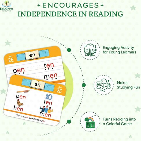 Phonogram Flash Cards - Phonics Flash Cards - Learn to Read - CVC Reading Flashcards for Kids Ages 5-8 - Phonics Games - Homeschool Preschool Kindergarten First Second Grade Learning Activities in Saudi Arabia