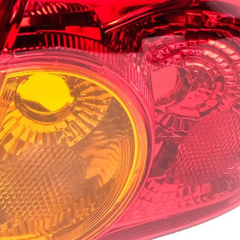 For 2009 2010 Toyota Corolla Tail Lights Assembly Inner+Outer Taillights Driver & Passenger Side, Rear Brake Lamp 4Pcs, Red in Saudi Arabia