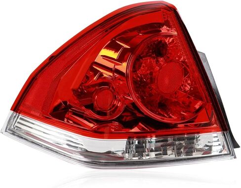 أضواء الذيل متوافقة مع 2006-2013 Chevy Impala LS LT LTZ Police 2014-2016 شيفروليه المحدودة الجانب الأيسر للسائق استبدال ضوء الفرامل الهالوجين لـ 25971597 GM2800193 in Saudi Arabia