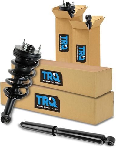 TRQ Shock Strut Spring Assembly Front Rear Kit Set of 4 for Silverado Sierra 1500 in Saudi Arabia