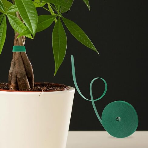 Garden Tie Green Tape,Twist Ties for Plants 1/2" * 33ft Garden Plant Ties Soft and Tomato Plant Ties,Plant Twist Tie for Plant Gardening,Home,Office in Saudi Arabia