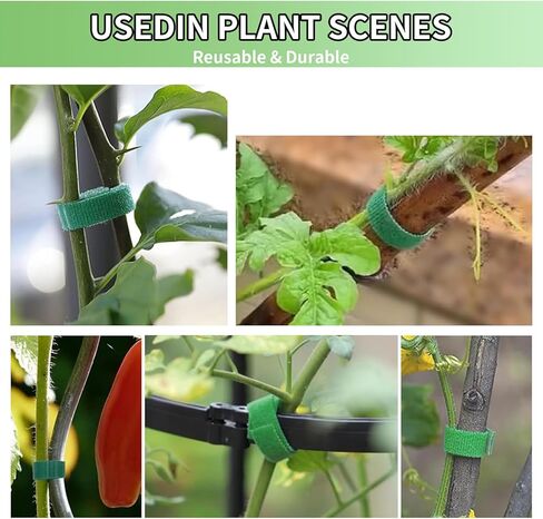Garden Tie Green Tape,Twist Ties for Plants 1/2" * 33ft Garden Plant Ties Soft and Tomato Plant Ties,Plant Twist Tie for Plant Gardening,Home,Office in Saudi Arabia
