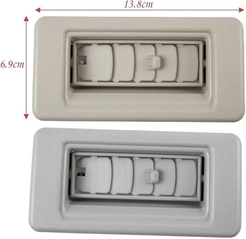 Car Vents 1 Pcs A/C Panel Roof Air Conditioning Outlet Vent for Pajero V21 V31 V34 V44 V46 1991-1999(Beige)(Gray) in Saudi Arabia