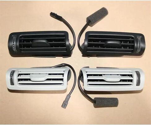 Car Vents 4KD819209 Auto Air Conditioner Outlet Conditioning Upper B-Pillar Vents for A6 C8 19-2024 for A7 Q8(Gray Left)(Black,Right) in Saudi Arabia