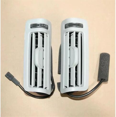 Car Vents 4KD819209 Auto Air Conditioner Outlet Conditioning Upper B-Pillar Vents for A6 C8 19-2024 for A7 Q8(Gray Left)(Black,Right) in Saudi Arabia