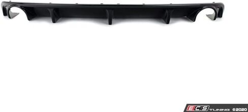 ECS Gloss Black Rear Diffuser Compatible with Audi B9 A4 S-Line Pre-Facelift in Saudi Arabia