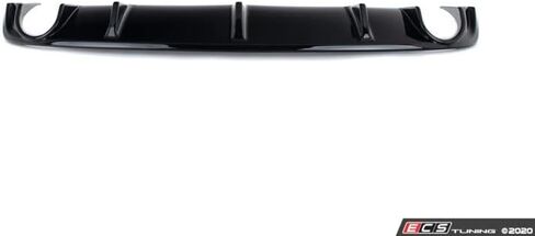 ECS Gloss Black Rear Diffuser Compatible with Audi B9 A4 S-Line Pre-Facelift in Saudi Arabia
