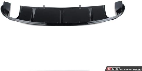 ECS Gloss Black Rear Diffuser Compatible with Audi B9 A4 S-Line Pre-Facelift in Saudi Arabia