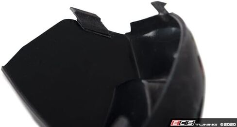 ECS Gloss Black Rear Diffuser Compatible with Audi B9 A4 S-Line Pre-Facelift in Saudi Arabia