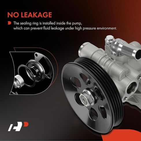 A-Premium Power Steering Pump, with 4-Groove Pulley & Inlet Hose, Compatible with Honda CR-V CRV 1997-2001, Civic 1996-2000 & Acura EL 1997-2000 in Saudi Arabia