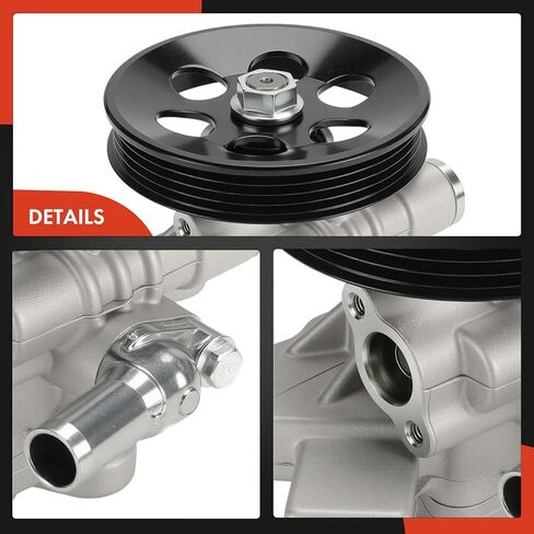 A-Premium Power Steering Pump, with 4-Groove Pulley & Inlet Hose, Compatible with Honda CR-V CRV 1997-2001, Civic 1996-2000 & Acura EL 1997-2000 in Saudi Arabia