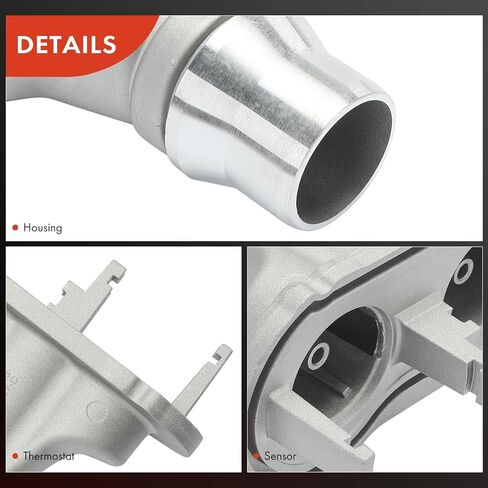 مجموعة مبيت منظم حرارة سائل تبريد المحرك A-Premium مع ختم متوافق مع Ford F-250/F-350/F-450/F-550 Super Duty، 2008 2009 2010، 6.4L، يستبدل 8C3Z8592N in Saudi Arabia