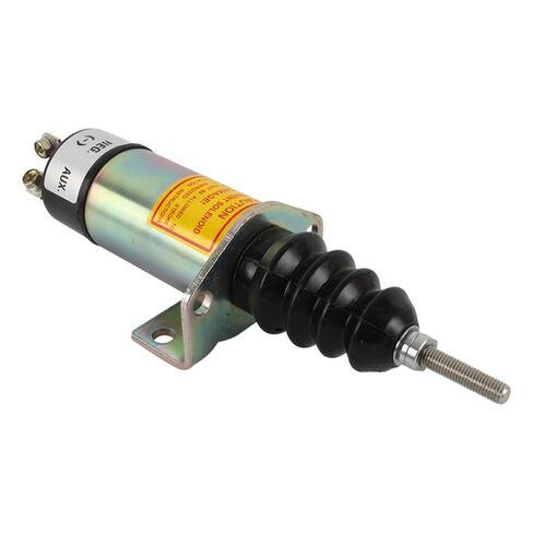 Fuel Shut-Off Solenoid, 150212C2U1B2S1A 30033007 24022177, Compatible with Syncro-Start, 24V Excavator Replacement Part in Saudi Arabia