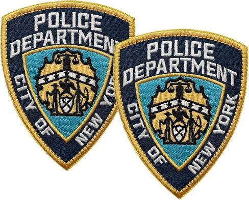 2PCS Department Patches, Embroidered Hook and Loop Patches for Clothes, Hats and Jackets in Saudi Arabia
