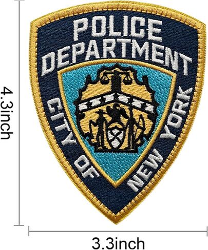 2PCS Department Patches, Embroidered Hook and Loop Patches for Clothes, Hats and Jackets in Saudi Arabia