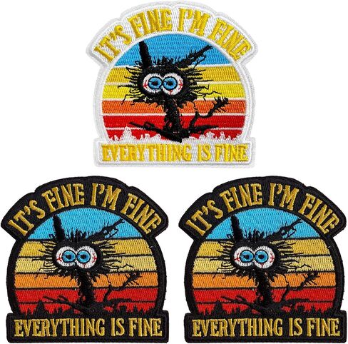 2PCS Department Patches, Embroidered Hook and Loop Patches for Clothes, Hats and Jackets in Kuwait