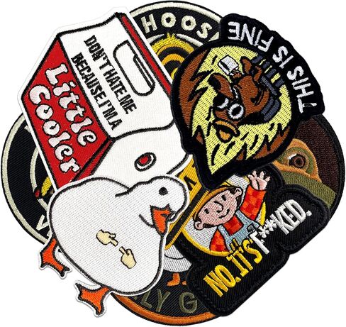 2PCS Department Patches, Embroidered Hook and Loop Patches for Clothes, Hats and Jackets in Saudi Arabia