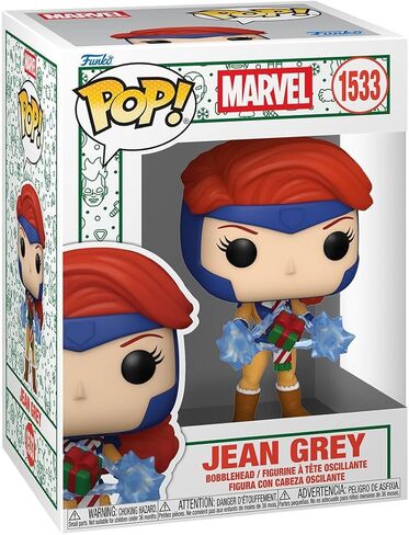 Funko Pop! Marvel: Holiday - Jean Grey - X-Men - Collectable Vinyl Figure - Gift Idea - Official Merchandise - Toys for Kids & Adults - Comic Books Fans - Model Figure for Collectors and Display in Saudi Arabia