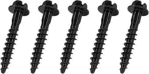 برغي صندوق فلتر الهواء لسيارة جيب جنرال موتورز كرايسلر شيفروليه دودج بونتياك، مسامير تثبيت غلاف فلتر الهواء BAS01003 11549031 6509605AA مسامير تثبيت غطاء منظف فلتر المحرك الفولاذي (5 عبوات) in Kuwait