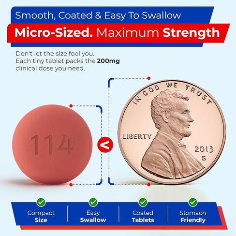 Timely - Ibuprofen 200mg - 1000 Tablets - Compared to Advil Tablets - Pain Relief Tablets and Fever Reducer for Adults - for Headache Relief, Menstrual Pain, Tooth and Muscular Aches in Kuwait