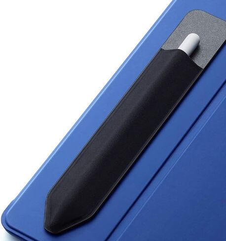 Black Stylus Holder for Apple Pencil 1 2 Generation Self Adhesive Elastic Sleeve Pouch Attached to Case for iPencil 1/2 in Saudi Arabia