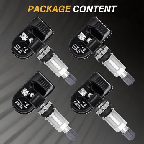 TPMS Sensors Set of 4 - tire pressure sensor Compatible with Ram 1500 2500 3500 4500 5500 2010 2011 2012 2013 Jeep Grand Cherokee Wrangler Dodge Durango Journey Chrysler 300 433MHz Replace# 56029398AB in Saudi Arabia