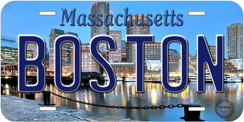 Boston Massachusetts Novelty Car Auto License Plate in Saudi Arabia
