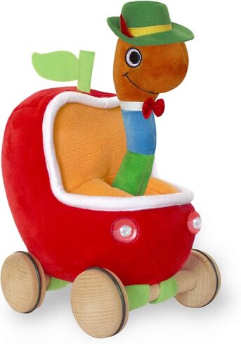 مجموعة YOTTOY ريتشارد سكاري | لعبة الدودة الناعمة مع Busytown Applecar - لعبة 2 في 1 in Saudi Arabia