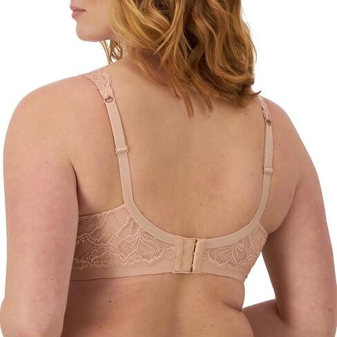 Bali Lace Desire Underwire Bra, Full-Coverage Lace Bra with Underwire Cups, Plunging Underwire Bra for Everyday Comfort in Saudi Arabia