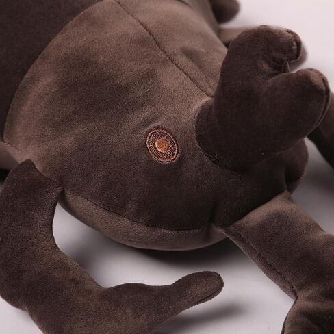 Plush Insect Beetle Stuffed Animal Toy, Brown, Soft Plush Material, 16 Inch, Decorative Pillow Doll for Children in Saudi Arabia