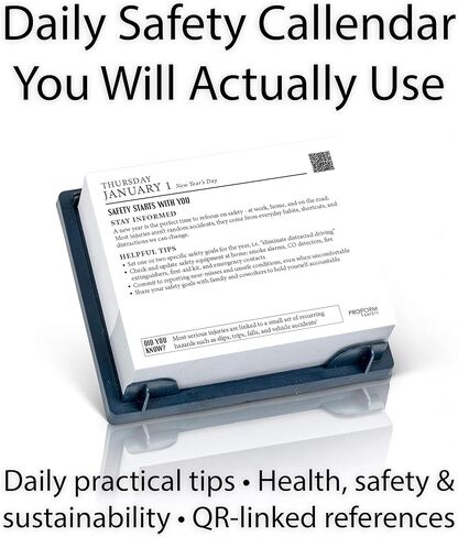 2026 Daily Tear-Off Safety Calendar – Daily Workplace Safety & Health Tips for Offices, Factories & Safety Teams in Saudi Arabia