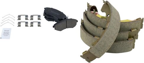 Front and Rear Brake Pads Ceramic Compatible with 2002 Hyundai Elantra in Saudi Arabia