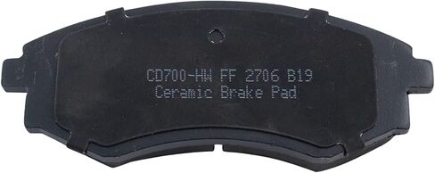 Front and Rear Brake Pads Ceramic Compatible with 2002 Hyundai Elantra in Saudi Arabia