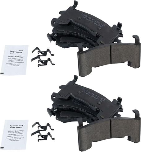 Brake Pads Ceramic Compatible with 1979-1985 Buick Riviera Cadillac Eldorado 1980-1985 Seville 1982-1988 Chevrolet Camaro 1982-1985 Oldsmobile Toronado Pontiac Firebird in Saudi Arabia