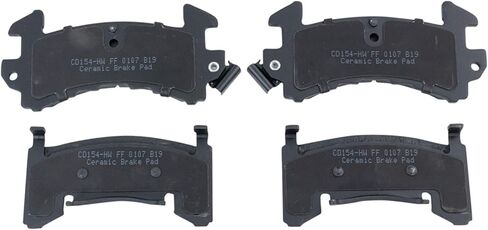 Brake Pads Ceramic Compatible with 1979-1985 Buick Riviera Cadillac Eldorado 1980-1985 Seville 1982-1988 Chevrolet Camaro 1982-1985 Oldsmobile Toronado Pontiac Firebird in Saudi Arabia