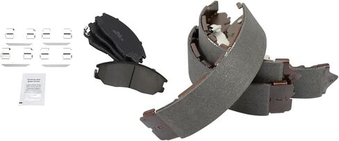 Front and Rear Brake Pads Ceramic Hardware Compatible with 2002-2004 Kia Sedona in Saudi Arabia