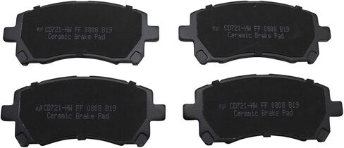 Front and Rear Brake Pads Ceramic Hardware Compatible with 1998-2002 Subaru Forester 1998-2003 Impreza 1997-1999 Legacy in Saudi Arabia