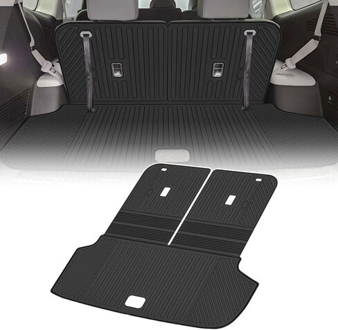Cargo Liner Compatible with 2024-2025 Hyundai Kona Trunk Mat Cargo Mat Back Seat Cover Protector (Not fit EV/Electric)(Backrest Mats+Trunk Mat) in Saudi Arabia