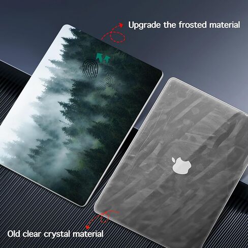 Case for MacBook Pro 14 Inch (2025-2021 Release), Models M5 A3434 A3112 M4 A3112 A3401 A3185 M3 A2918 A2992 M2 A2779 M1 A2442, Plastic Hard Shell Case with Keyboard Cover, Forest in Saudi Arabia