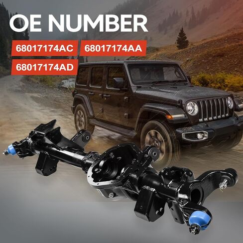 مجموعة مبيت المحور الأمامي المعززة للطرق الوعرة مناسبة لسيارة Jeep Wrangler 2007-2017، Jeep Wrangler JK 2018، مناسبة لـ Dana 44 فقط، استبدل OE 68017174AC، 68017174AA، 68017174AD in Saudi Arabia